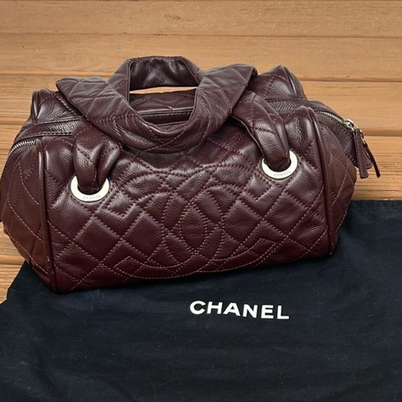 Vintage Chanel bowler bag EUC like new - Picture 8 of 11